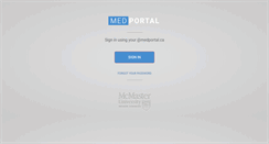 Desktop Screenshot of medportal.ca