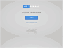 Tablet Screenshot of medportal.ca